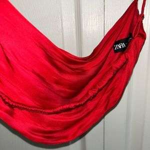 Zara Cropped Backless Tube Top